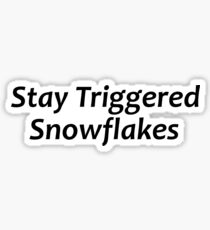 Stay Triggered Snowflakes - Political Stuff - 2nd Amendment Rights Sticker