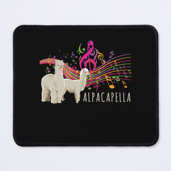Item preview, Funny Alpaca Animal Pun Alcapella Music Notes designed and sold by BeersShop.
