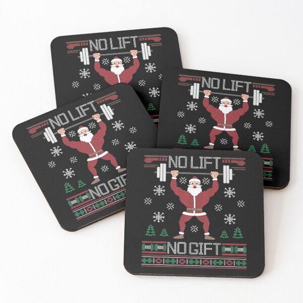 Item preview, No Lift No Gift Santa Gym designed and sold by normancgunning.