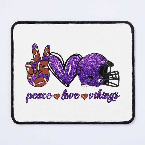 Item preview, Peace Love Vikings - Football Team Active designed and sold by BigBodegaa.