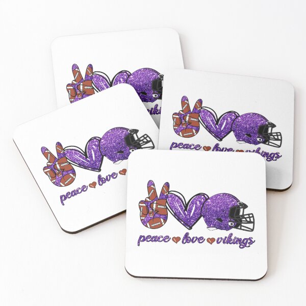 Item preview, Peace Love Vikings - Football Team Active  designed and sold by BigBodegaa.