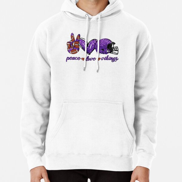 Peace love Minnesota Vikings football shirt, hoodie, sweater, long