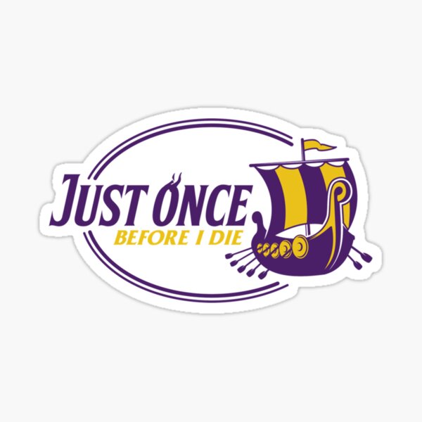 Minnesota Vikings SKOL Vikings Slogan - Double Up Die Cut Decal