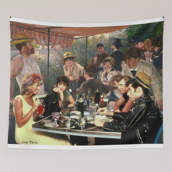 Item preview, Renoir's Luncheon of the Boating Party & Grease designed and sold by Furry And  Purry.