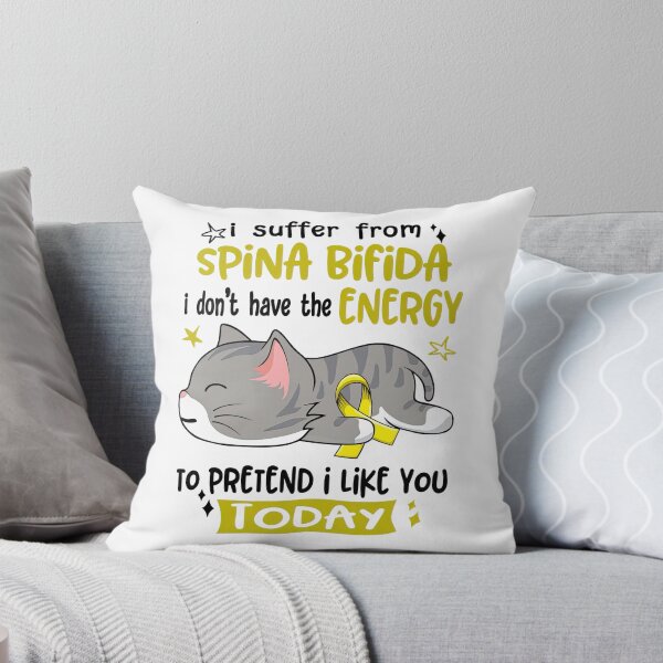 Item preview, Spina Bifida Awareness I Suffer From Spina Bifida I Don't Have The Energy To Pretend I Like You Today designed and sold by heckforddewey.