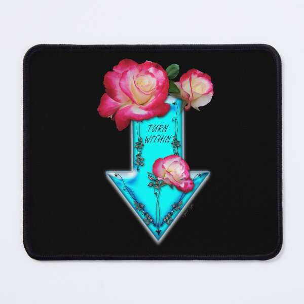 Item preview, Turn Within Hidden Treasures Map Blue designed and sold by SpiritGifts.