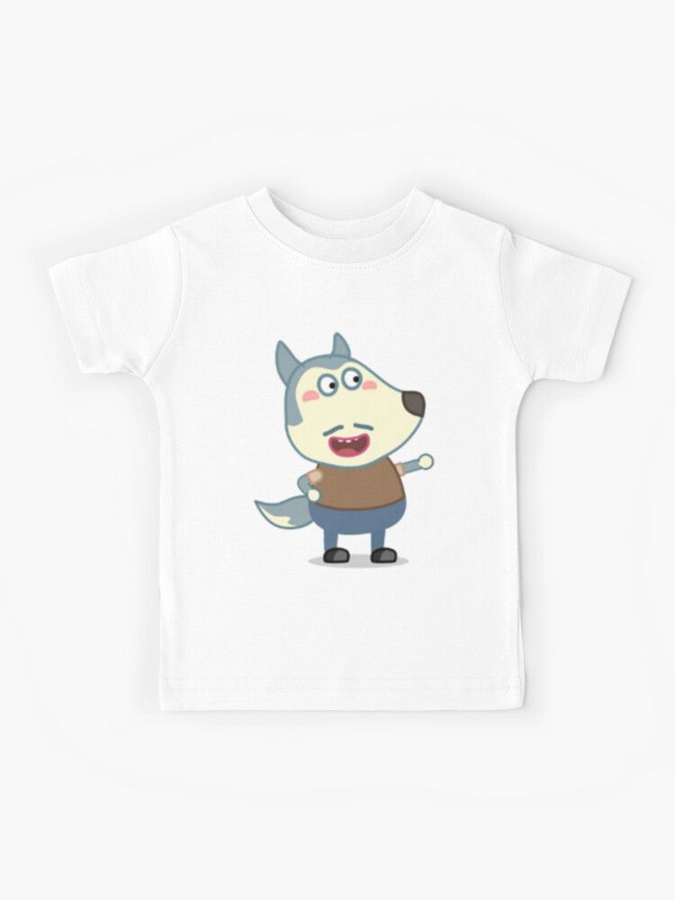 Wolfoo Cartoon Character Kids T-Shirt for Sale by HajimeKambe