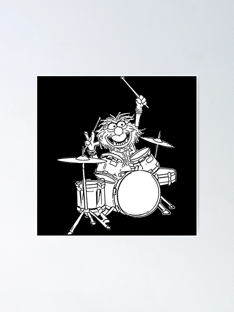 ANIMAL-MUPPETS-DRUMMER-T-Shirt-Lightweight-Hoodie