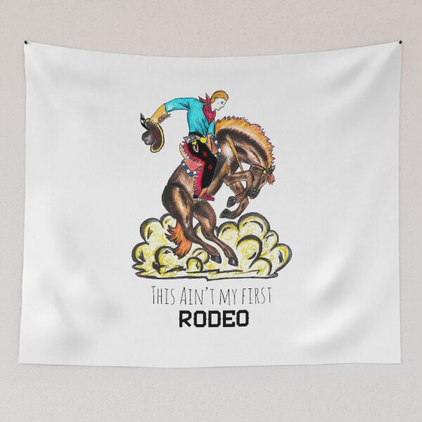 Item preview, Cowboy Bronc Rider designed and sold by ArtbyAdriane.