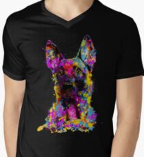 Belgian shepherd - Malinois Men's V-Neck T-Shirt
