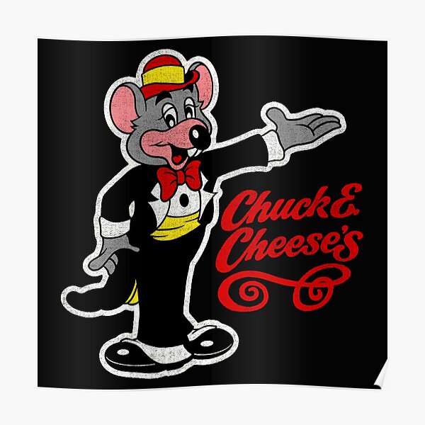 "Vintage Distressed Chuck E Cheese's Retro" Poster for Sale by
