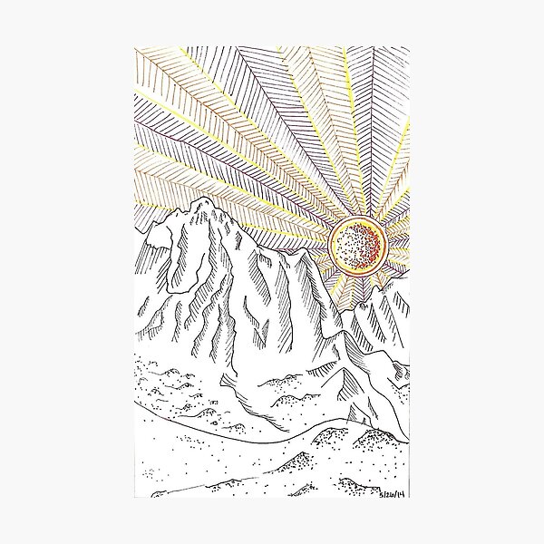 Tolkien landscape Photographic Print