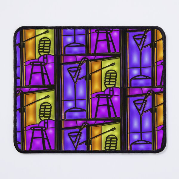 Item preview, Stained Glass Standup Comedy - The Stage is Set for the Comedian designed and sold by Art of Laughter.
