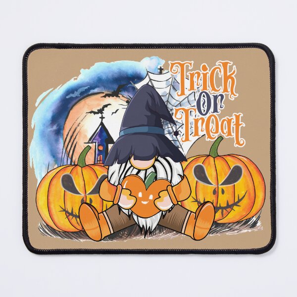 Item preview, Trick or Treat Gnome Halloween Scene designed and sold by Jessi-Sketches.