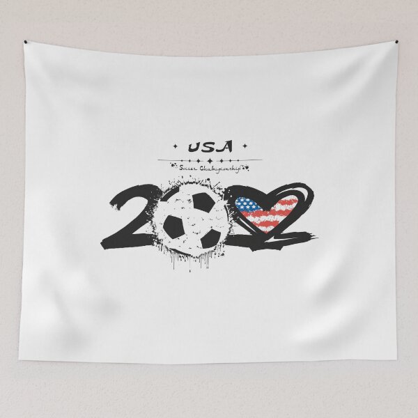 Item preview, USA World Cup 2022, US Soccer American Flag Soccer Team 2022 designed and sold by PrintOfi.