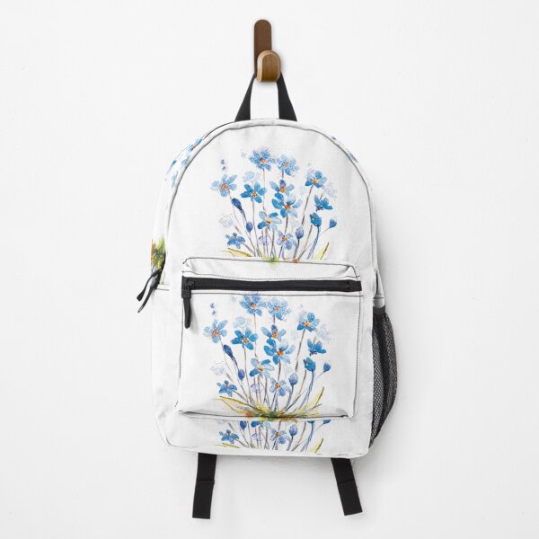 Item preview, Watercolor Bouquet of Light Blue Wild Flowers designed and sold by Pavnud.