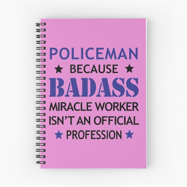 Item preview, Policeman Birthday Cool Funny Badass Miracle Worker designed and sold by smily-tees.