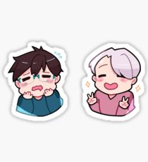 victuuri sticker set Sticker