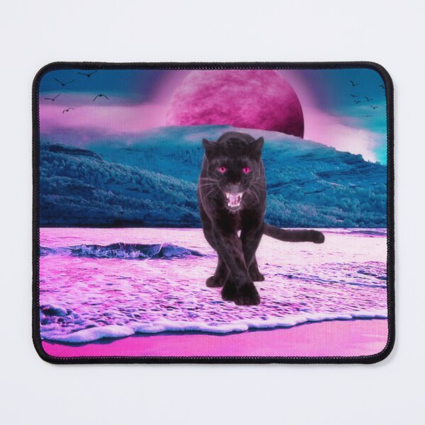 Item preview, Black Jaguar at the beach designed and sold by Design Dreamer.