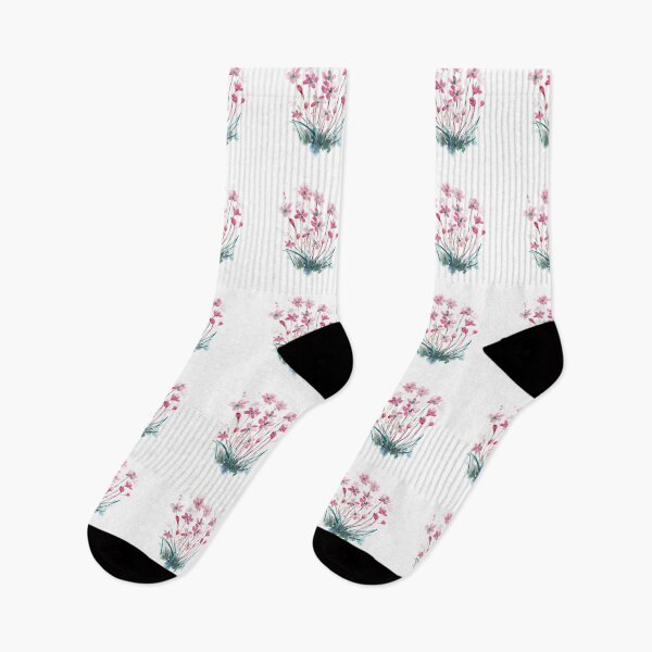 Item preview, Watercolor Bouquet of Pink Wild Flowers designed and sold by Pavnud.