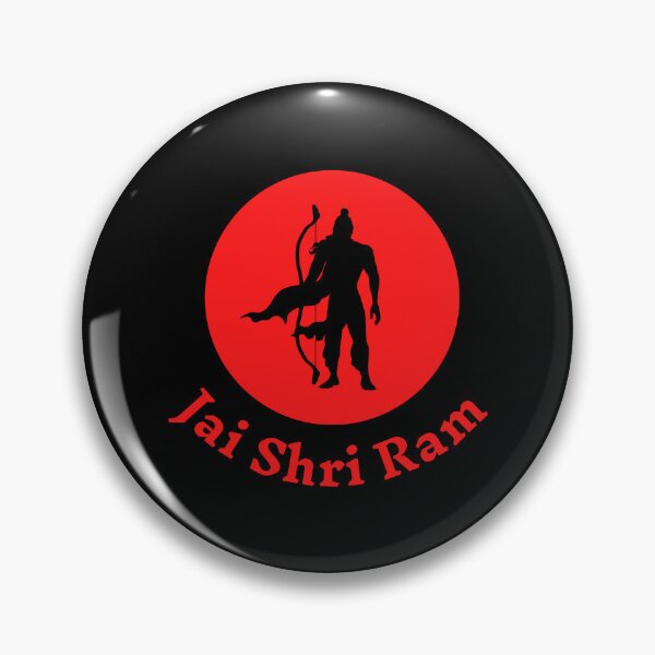 Item preview, Jai Shri Ram Warrior In Red Circle designed and sold by EkaaHandicraft.