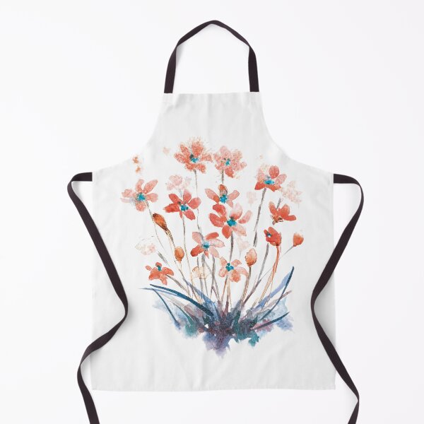 Item preview, Watercolor Bouquet of Red Wild Flowers designed and sold by Pavnud.