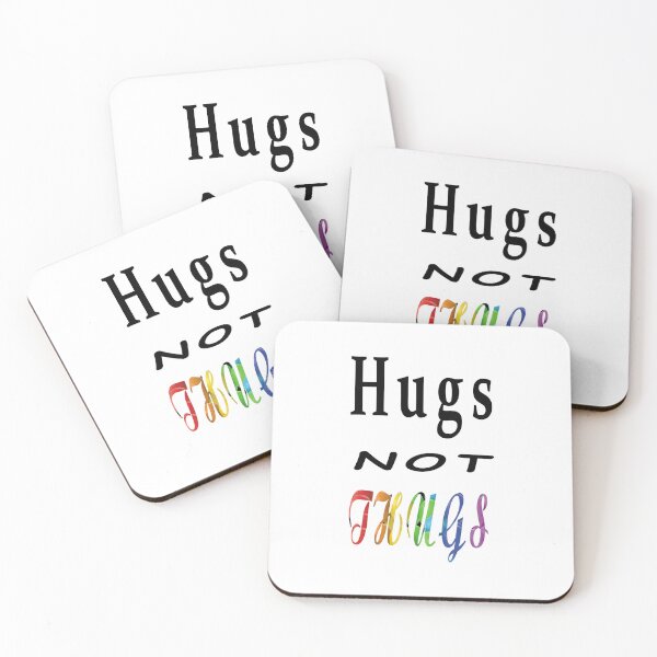 Item preview, Hugs not thugs designed and sold by Designer330.