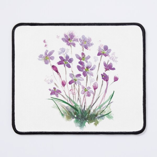 Item preview, Watercolor Bouquet of Violet Wild Flowers designed and sold by Pavnud.
