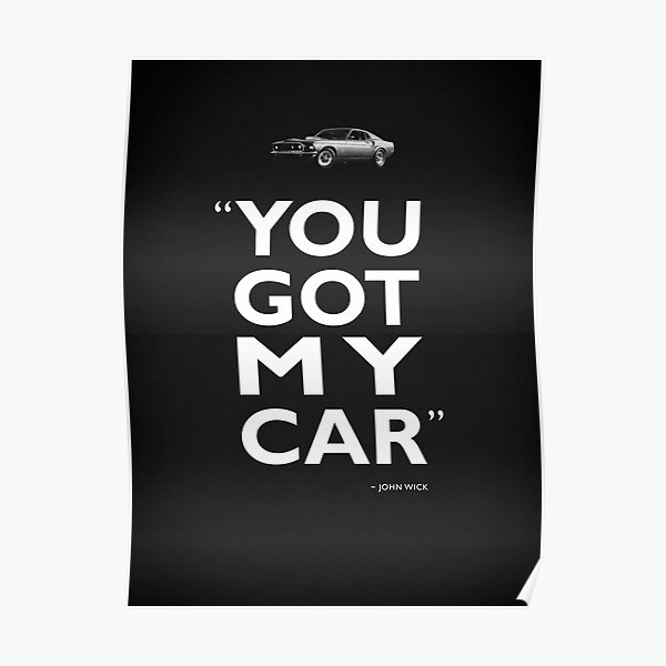 Tu as ma voiture Poster
