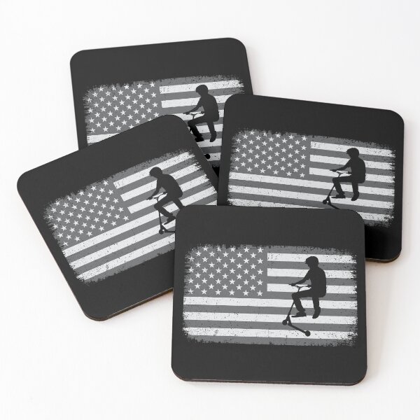 Item preview, American Flag Freestyle Scootering Vintage designed and sold by CuteDesigns1.