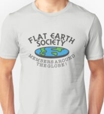 Flat Earth Society - Members Around The Globe Unisex T-Shirt