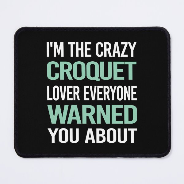 Item preview, Crazy Lover Croquet designed and sold by BimBamFrank.