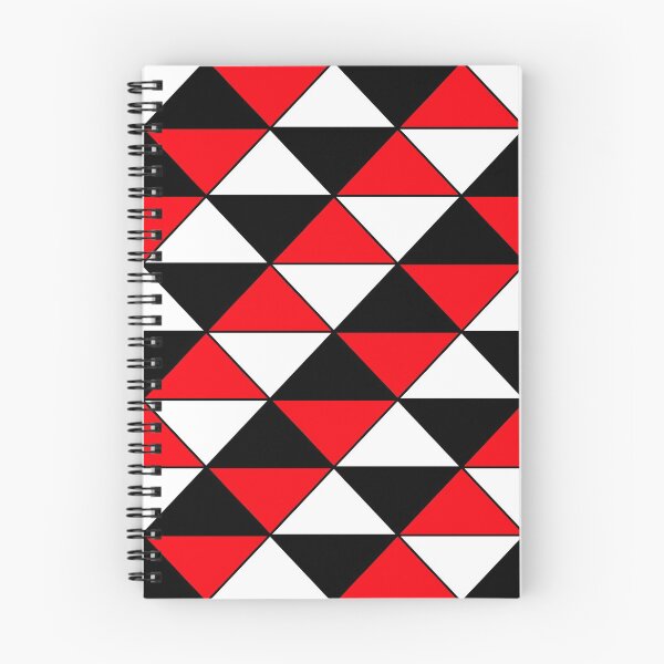 Item preview, Abstract Triangles pattern - red, black and white. designed and sold by K.S ART.