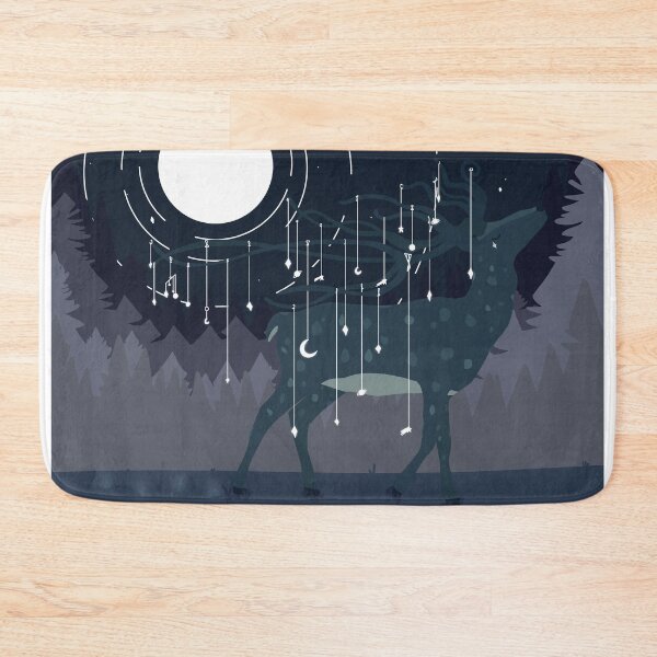 Item preview, Space Night Deer with Long Antlers  designed and sold by shindeku.