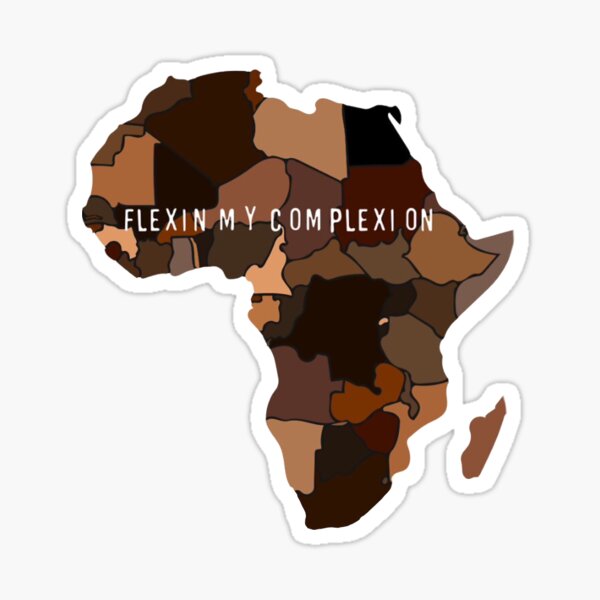 Flexin My Complexion Sticker