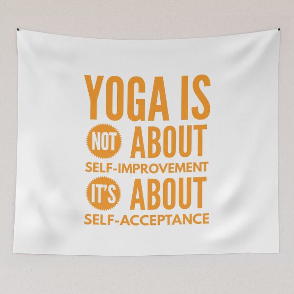 Item preview, Yogi is not about self-improvement it's about self-acceptance designed and sold by Hammy97.