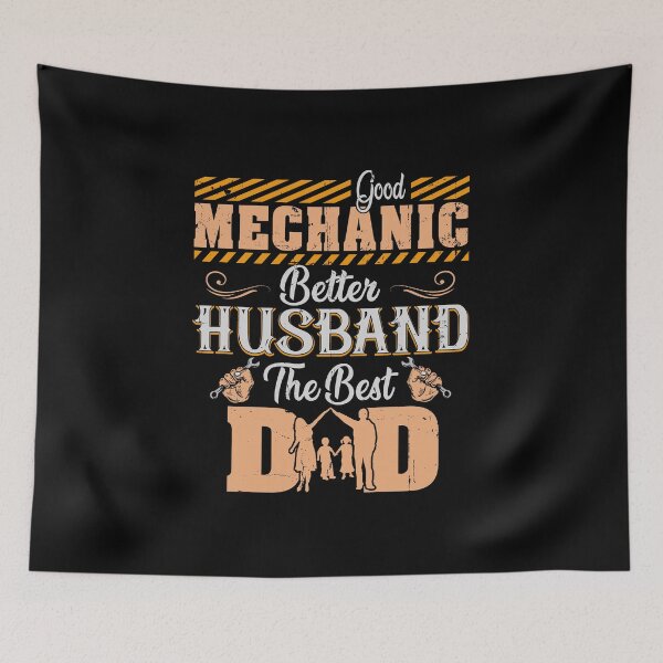 Item preview, Good Mechanic Better Husband The Best Dad Family Father's Day Labor's Day designed and sold by eddiebiccum26.