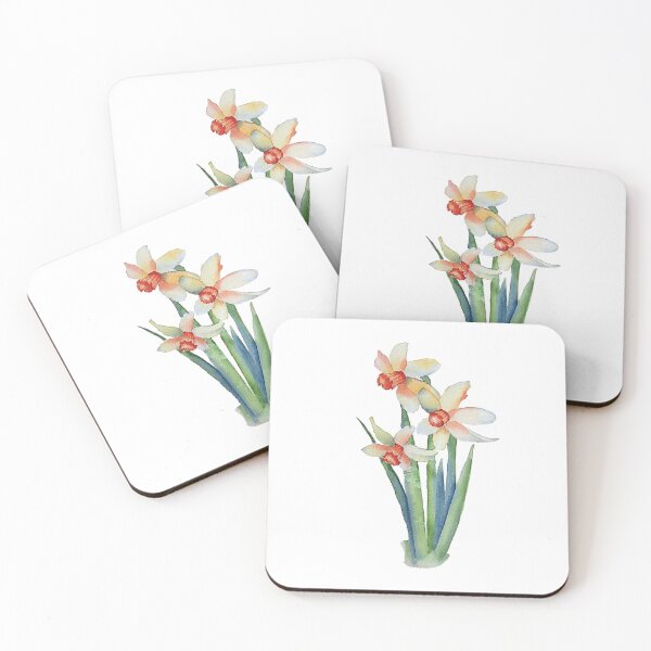 Item preview, Watercolor Bouquet of Daffodils Flowers designed and sold by Pavnud.