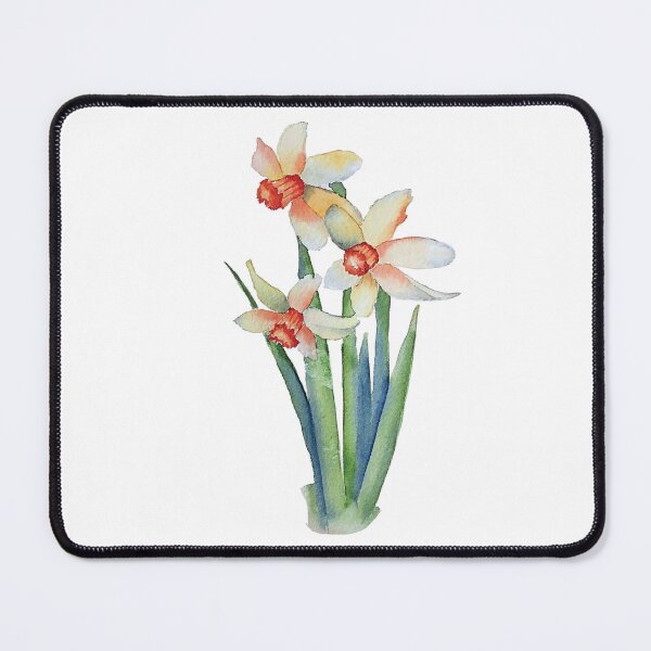 Item preview, Watercolor Bouquet of Daffodils Flowers designed and sold by Pavnud.
