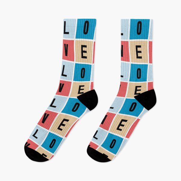 Item preview, Colorblock Modern LOVE Quad designed and sold by TM Selvam.