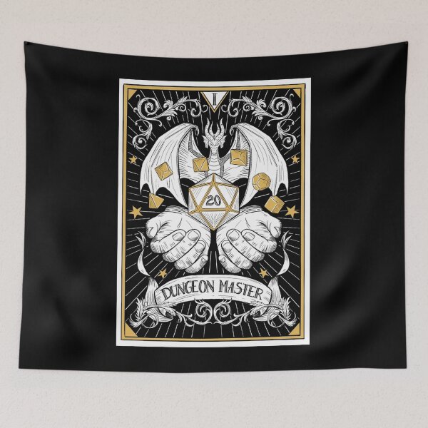Item preview, Dnd dungeon master tarot (dark) art print designed and sold by TammyCole33.