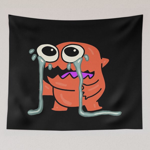 Item preview, Upset Crying Monster designed and sold by wildjellybeans.