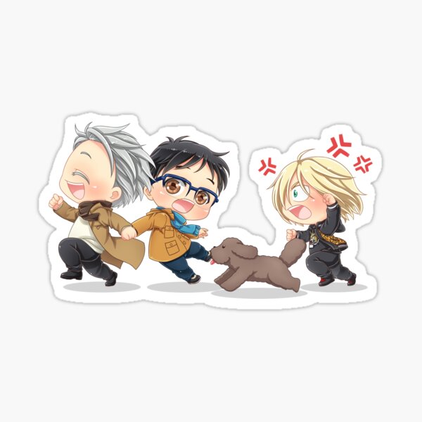 Run Run Leite Yuri auf Eis Sticker