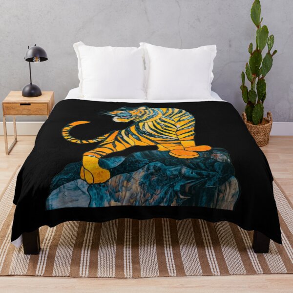 Item preview, Tiger Stained Glass Window | Tiger Printed | Tiger Art Graphic | Tiger Japanese Art designed and sold by KonnichiwaStore.
