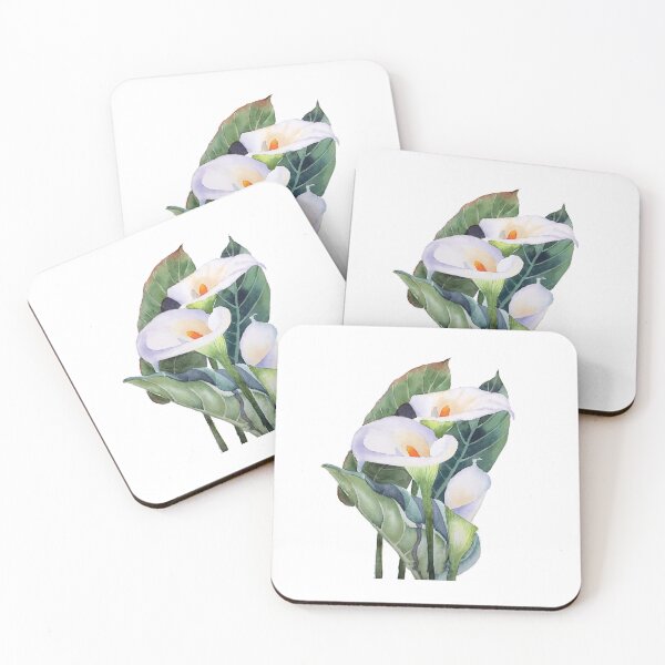 Item preview, Watercolor Bouquet of Calla lilies  designed and sold by Pavnud.