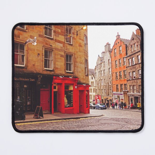 Item preview, Historic Street with Old Architecture in the Heart of Edinburgh, Scotland designed and sold by CarolinaReina.