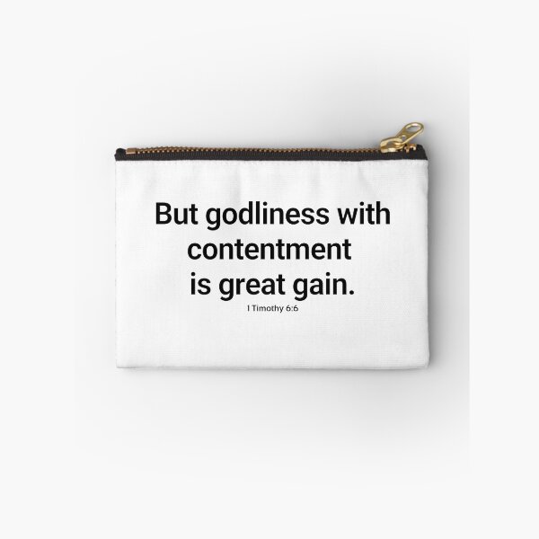 Item preview, 1 Timothy 6:6 But Godliness with contentment designed and sold by rainbowsinks.