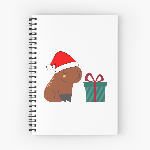 Item preview,  Funny Capybara Christmas designed and sold by Tamas Das.