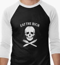 Eat The Rich Men's Baseball ¾ T-Shirt