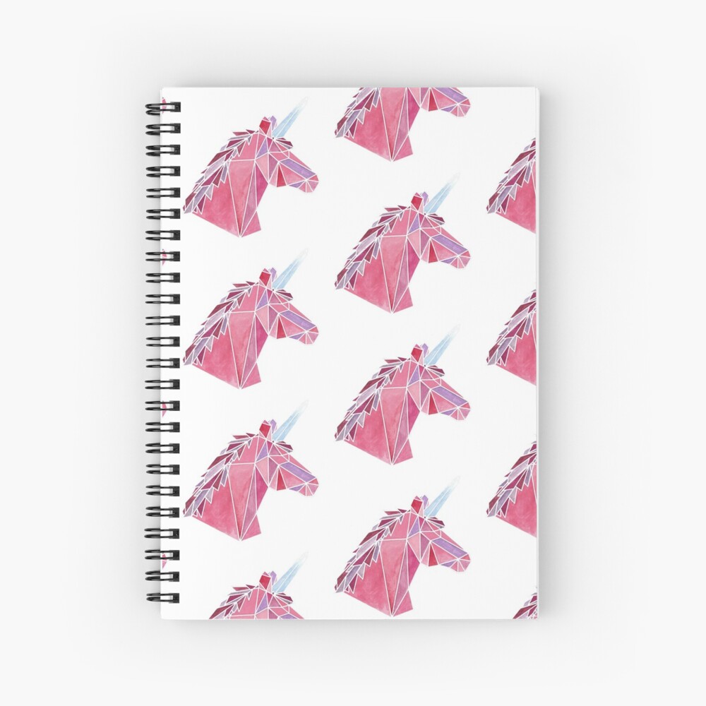 "Pink Geometric Unicorn (without lines between, you know)" Spiral